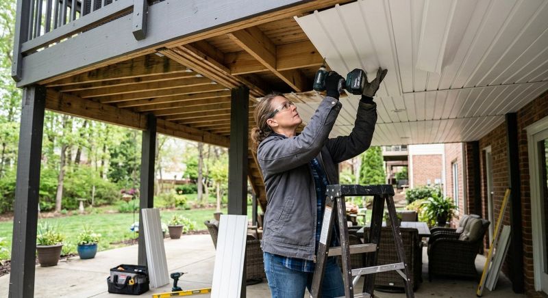 Under Deck Ceiling Repair